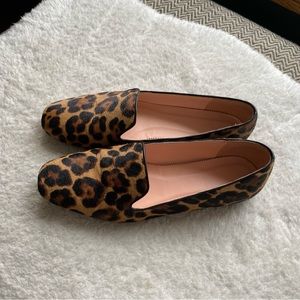 J Crew Leopard Loafers 9
